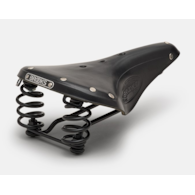 Siodełko BROOKS FLYER, Black, Steel Rail, Waga 860g, Linia Leather (NEW)