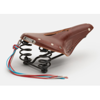 Siodełko BROOKS FLYER CARVED, Brown, Steel Rail, Waga 860g, Linia Leather (NEW)