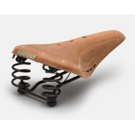 Siodełko BROOKS FLYER SOFTENED, Dark Tan, Steel Rail, Waga 860g, Linia Leather (NEW)