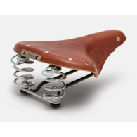 Siodełko BROOKS B67 SHORT, Honey, Steel Rail, Waga 810g, Linia Leather (NEW)