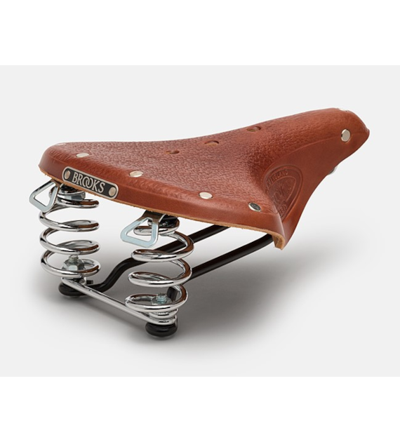 Siodełko BROOKS B67 SHORT, Honey, Steel Rail, Waga 810g, Linia Leather (NEW)