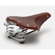 Siodełko BROOKS B67 SHORT, Brown, Steel Rail, Waga 810g, Linia Leather (NEW)