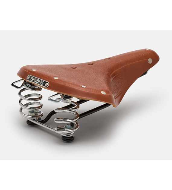 Siodełko BROOKS B67, Honey, Steel Rail, Waga 850g, Linia Leather (NEW)