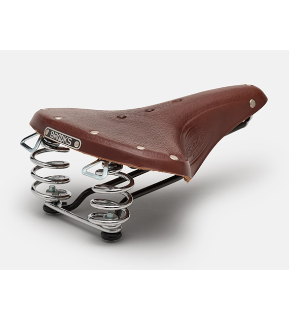 Siodełko BROOKS B67, Brown, Steel Rail, Waga 850g, Linia Leather (NEW)