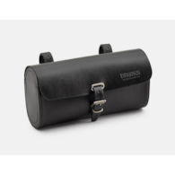 Torba podsiodłowa BROOKS CHALLENGE, Black, Pojemność 1,5L, Mocowanie na paskach, Garbowana skóra (NEW)