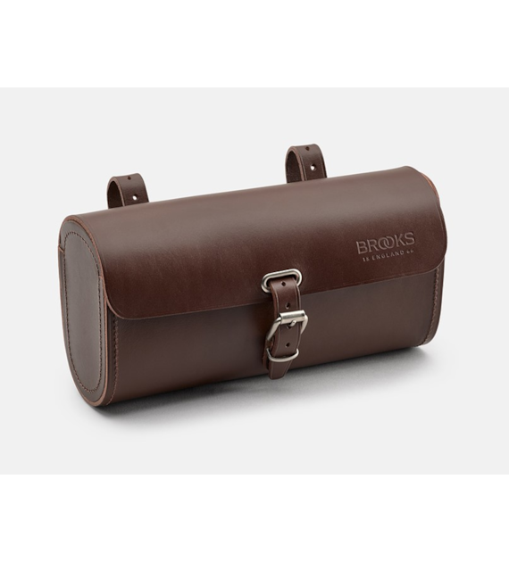 Torba podsiodłowa BROOKS CHALLENGE, Brown, Pojemność 1,5L, Mocowanie na paskach, Garbowana skóra (NEW)