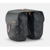 Sakwy BROOKS BRICK LANE PANNIERS, Grey/Honey, Pojemność 2x15L, Mocowanie na paskach, Garbowana skóra (NEW)