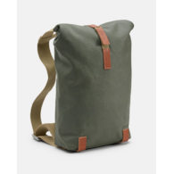 Plecak BROOKS PICKWICK COTTON CANVAS, Sage Green/Honey, Pojemność 12L, Wodoodporna bawełna (NEW)