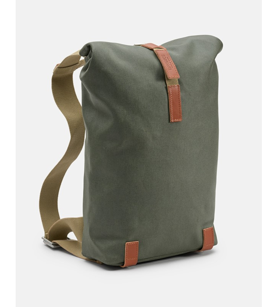 Plecak BROOKS PICKWICK COTTON CANVAS, Sage Green/Honey, Pojemność 12L, Wodoodporna bawełna (NEW)