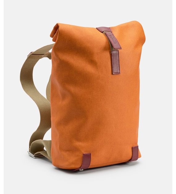 Plecak BROOKS PICKWICK COTTON CANVAS, Goose Beak/Maroon, Pojemność 12L, Wodoodporna bawełna (NEW)