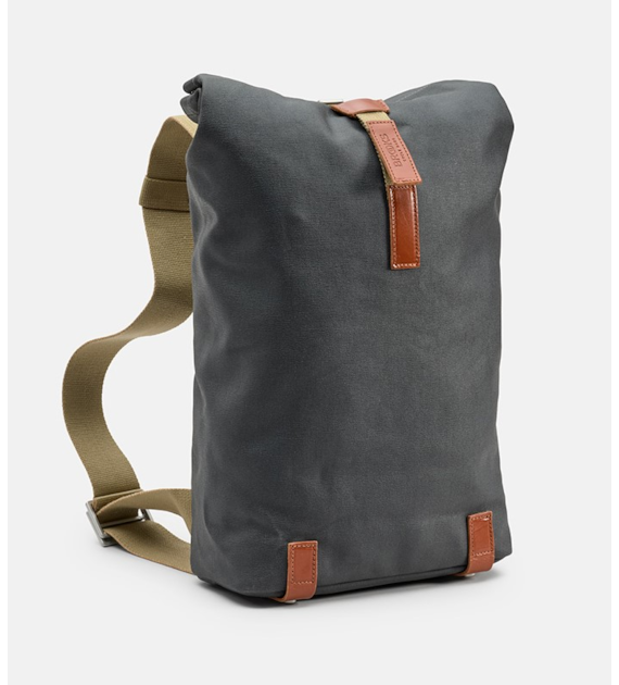 Plecak BROOKS PICKWICK COTTON CANVAS, Grey/Honey, Pojemność 12L, Wodoodporna bawełna (NEW)