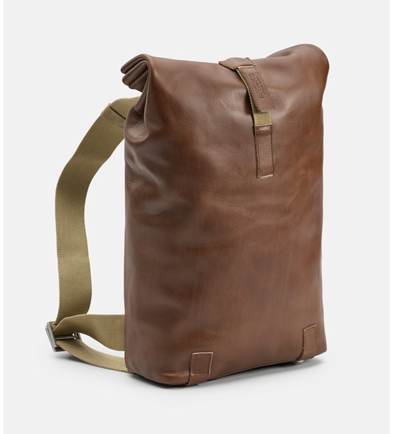Plecak BROOKS PICKWICK HARD LEATHER, Brown, Pojemność 12L, Garbowana skóra (NEW)