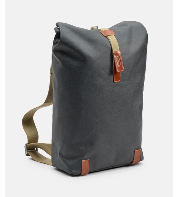Plecak BROOKS PICKWICK COTTON CANVAS, Grey/Honey, Pojemność 26L, Wodoodporna bawełna (NEW)