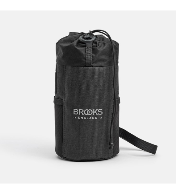 Torba na kierownicę BROOKS SCAPE FEED POUCH, Black, Pojemność 1L, Mocowanie na paskach, Wodoodporna (NEW)