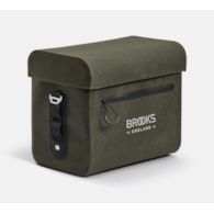 Torba na kierownicę BROOKS SCAPE HANDLEBAR CASE, Mud Green, Pojemność 8L, Klick Fix® system, Wodoodporność IPX4 (NEW)
