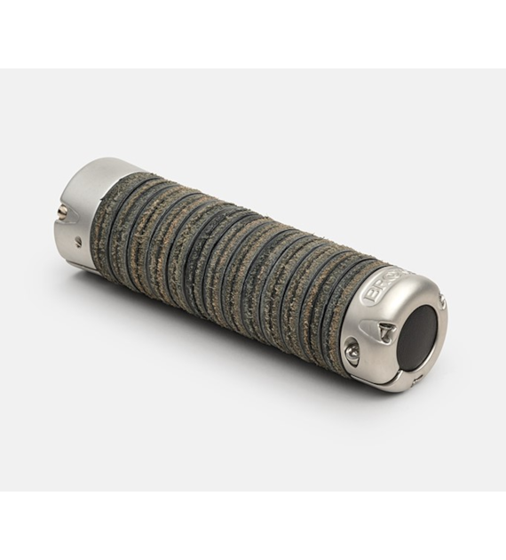 Chwyty BROOKS PLUMP LEATHER GRIPS, Black, Rozmiar 130 - Regulowany (NEW)