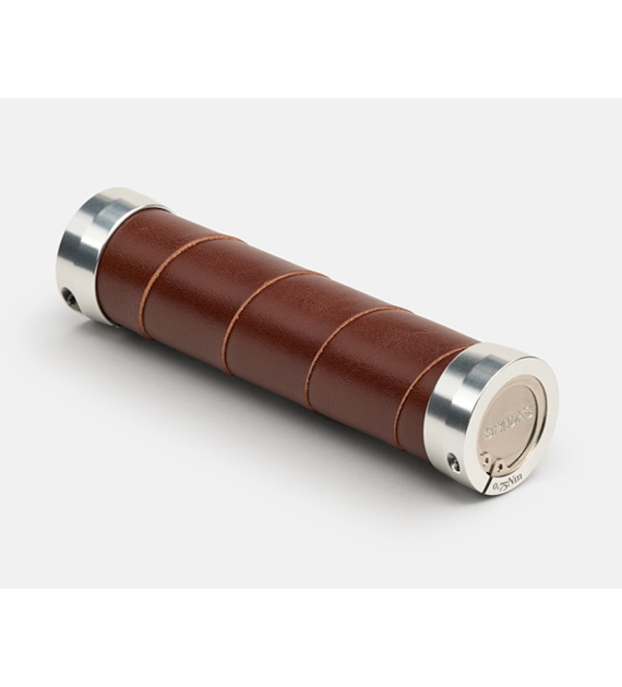 Chwyty BROOKS SLENDER LEATHER GRIPS, Brown, Rozmiar 130/100 (NEW)