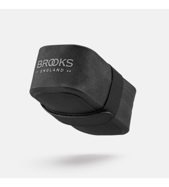 Torba podsiodłowa BROOKS SCAPE SADDLE POCKET BAG, Black, Pojemność 0,7L, Mocowanie na pasku, Wodoodporna (NEW)