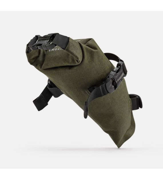 Torba podsiodłowa BROOKS SCAPE SADDLE ROLL BAG, Mud Green, Pojemność 1L, Mocowanie na paskach, Wodoodporność IPX4 (NEW)