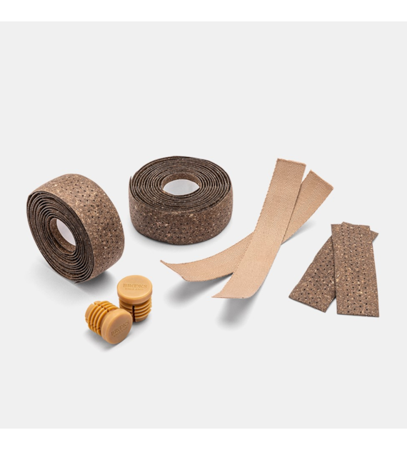 Owijka BROOKS REGENERATED LEATHER BAR TAPE, Natural, Grubość 1,8mm (NEW)