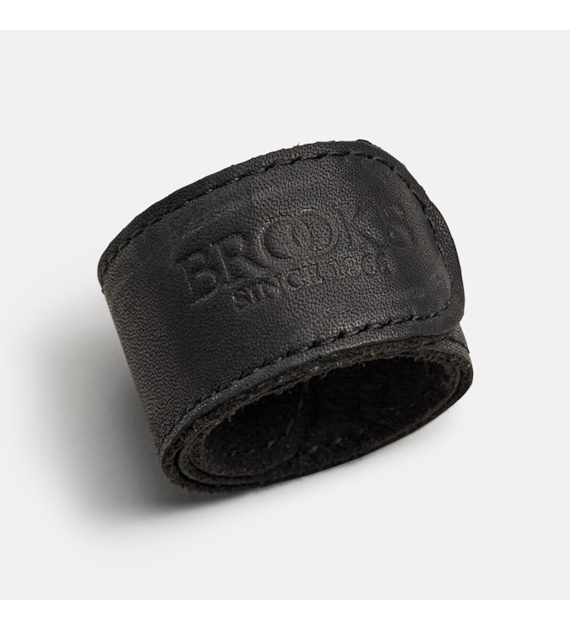 Paski zabezpieczające na nogawki BROOKS TROUSERS STRAP, Black, Skóra naturalna (NEW)