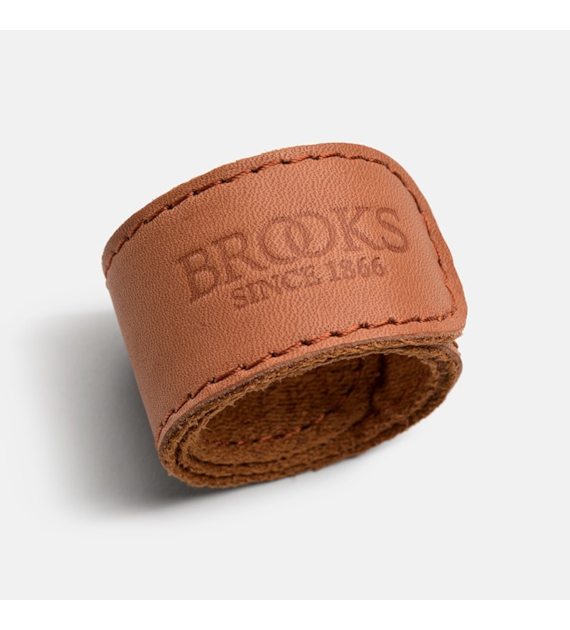 Paski zabezpieczające na nogawki BROOKS TROUSERS STRAP, Honey, Skóra naturalna (NEW)