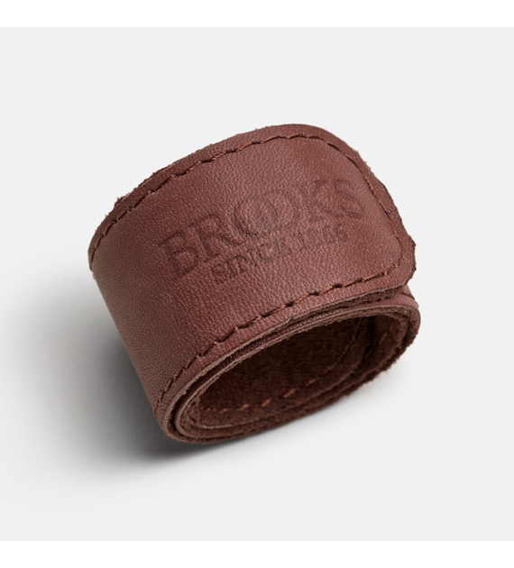 Paski zabezpieczające na nogawki BROOKS TROUSERS STRAP, Brown, Skóra naturalna (NEW)