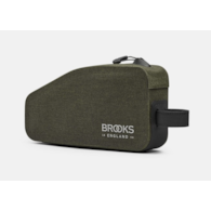 Torba na ramę BROOKS SCAPE TOP TUBE BAG, Mud Green, Pojemność 0,9L, Mocowanie na pasku, Wodoodporna (NEW)