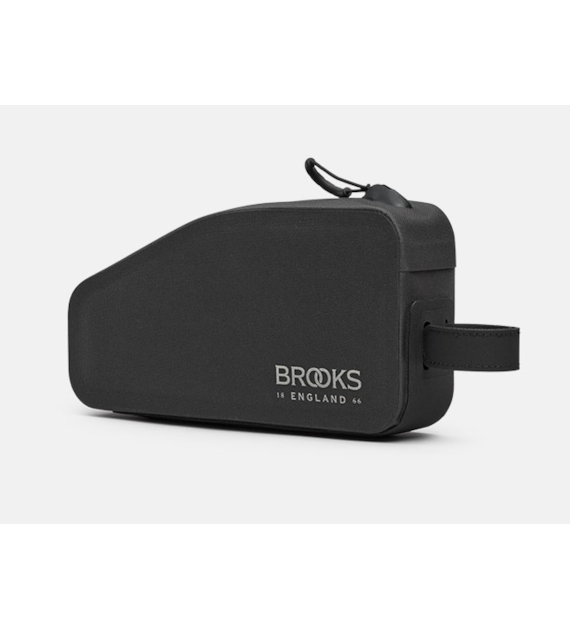 Torba na ramę BROOKS SCAPE TOP TUBE BAG WITH BOLTS, Black, Pojemność 0,9L, Mocowanie na śrubach/na paskach, Wodoodporna (NEW)