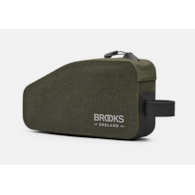 Torba na ramę BROOKS SCAPE TOP TUBE BAG WITH BOLTS, Mud Green, Pojemność 0,9L, Mocowanie na śrubach/na paskach, Wodoodporna (NEW)