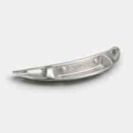 Spoiler siodełka BROOKS C19 ALUMINIUM SADDLE PLATE, Aluminium (NEW)