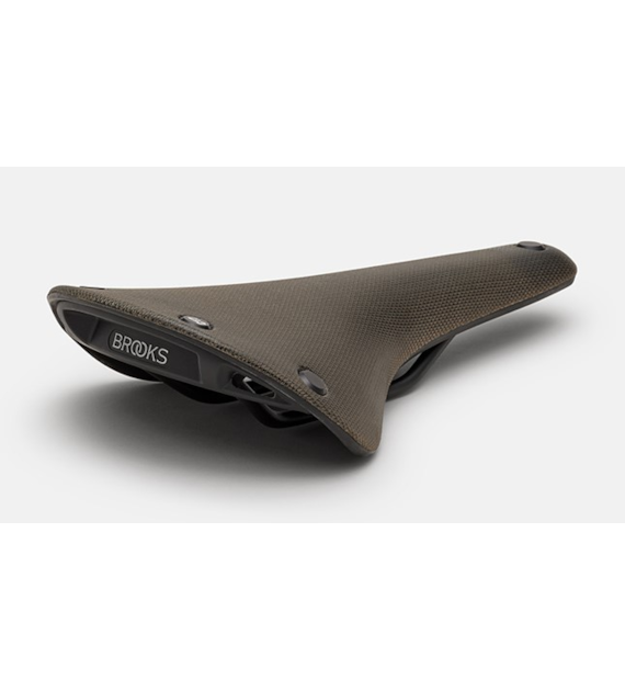 Siodełko BROOKS C17, Mud Green, Steel Rail, Waga 464g, Linia Cambium (NEW)