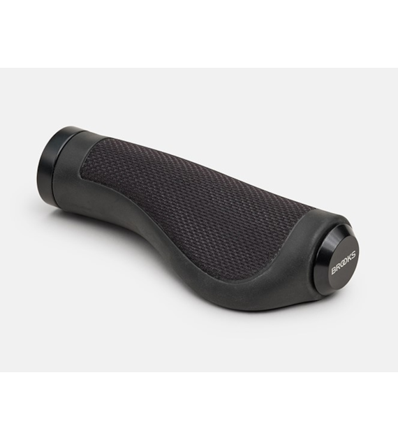 Chwyty BROOKS ERGONOMIC RUBBER GRIPS, Black, Rozmiar 130/130 (NEW)