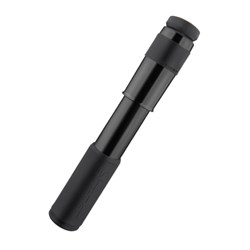 Pompka ręczna BIRZMAN Velocity MTB Black (Presta/Schrader), 90psi/6.2bar, Długość 183mm, CNC, Czarna