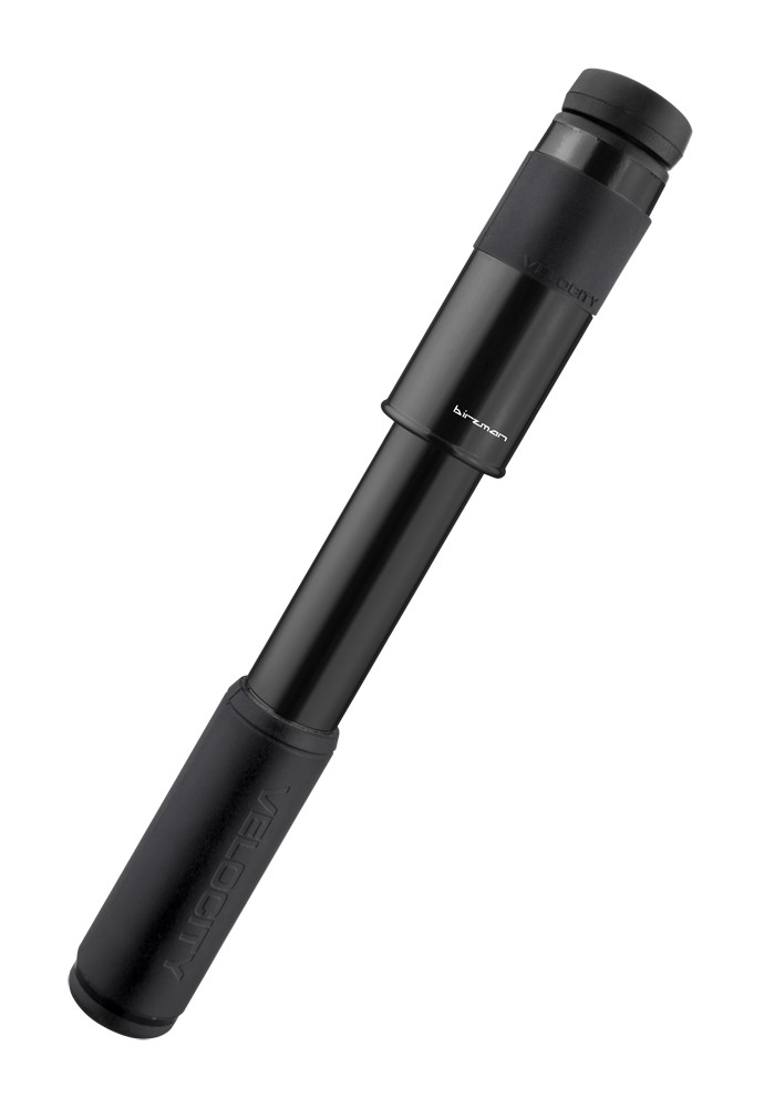 Pompka ręczna BIRZMAN Velocity Road Black (Presta/Schrader), 160psi/11bar, Długość 193mm, CNC, Czarna (NEW)