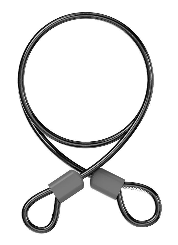 Zapięcie rowerowe BLACK X TITAN CABLE 120cm x 120cm (NEW 2026)