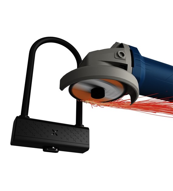 Zapięcie rowerowe BLACK X TITAN SMART ROCKSOLID U-LOCK, Wymiary: 115 x 229mm ⌀15mm, Czarne (NEW 2026)