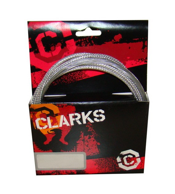 Zestaw hamulcowy CLARK'S PRE LUBE CARBON Mtb pancerz srebrny karbon (DWZ)