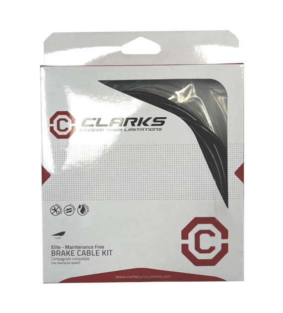 Zestaw linki hamulcowej z pancerzem CLARKS 7150 Galwanizowana Przesmarowana, Szosa (NEW)