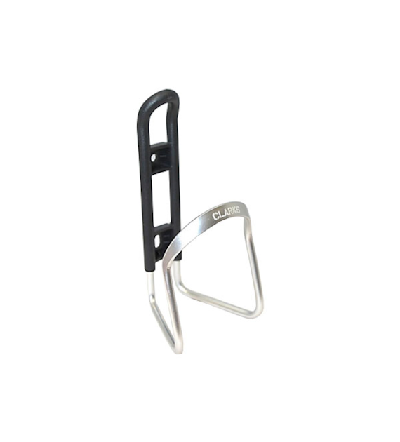 Koszyk na bidon CLARKS BC-20 STANDARD plastikowo-aluminiowy srebrny (NEW)