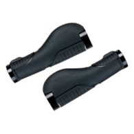 Chwyty kierownicy CLARKS CE-212, Ergonomiczne 130mm, 2x Pierścień blokujący Lock-On, Czarne (NEW)