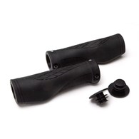 Chwyty kierownicy CLARKS CE-324, Ergonomiczne 130mm, Pierścień blokujący Lock-On, Czarne (NEW)