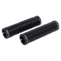 Chwyty kierownicy CLARKS CLO-215, Double Lock-On 130mm,  Czarny carbon z owijką szosową (DWZ)