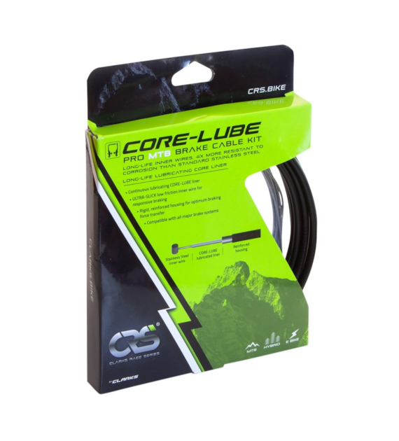 Zestaw linki hamulcowej z pancerzem CLARKS PRO RACE, Core-Lube Pro MTB Brake Cable Kit, MTB (NEW)