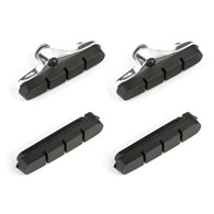Klocki hamulcowe CLARKS CP240 dla Shimano/Campagnolo, 52mm, Obudowa aluminiowa, Warunki Suche, Szosa, Czarne + 2x dodatkowe wkładki