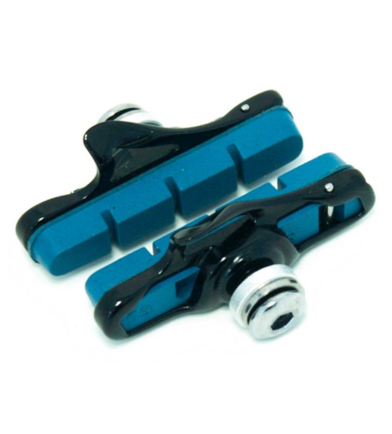 Klocki hamulcowe V-brake CLARKS CPS453-CARB ROAD, Dla Shimano, 55mm, Szosa, Do obręczy karbonowych, Niebieskie (DWZ)
