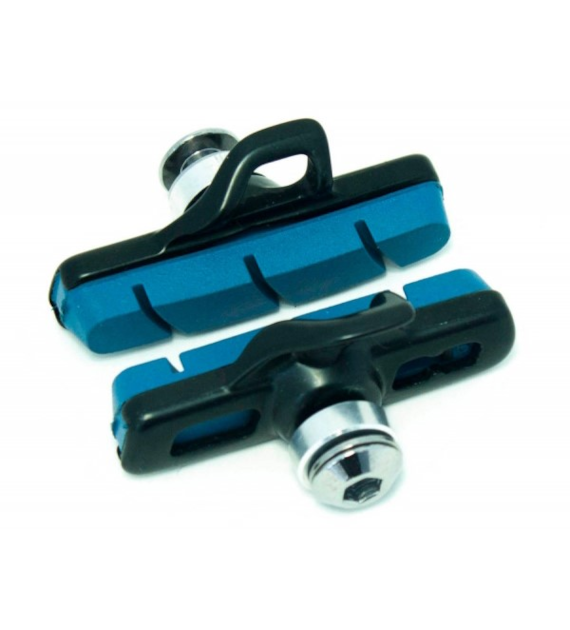 Klocki hamulcowe V-brake CLARKS CPS460-CARB ROAD, Dla Campagnolo, 55mm, Szosa, Do obręczy karbonowych, Niebieskie (DWZ)