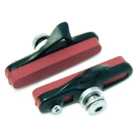 Klocki hamulcowe V-brake CLARKS CPS473-CARB ROAD, Dla Shimano, 55 mm, Szosa, Do obręczy karbonowych, Czerwone (DWZ)