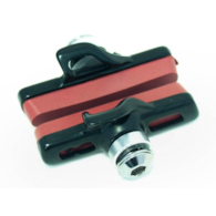 Klocki hamulcowe V-brake CLARKS CPS474-CARB ROAD, Dla Campagnolo, 55mm, Szosa, Do obręczy karbonowych, Czerwone (DWZ)