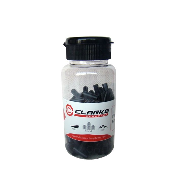 Końcówka pancerza przerzutki CLARKS SP4 CX20DP plastik pudełko 150 szt (NEW)